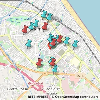 Mappa Via San Gaudenzo, 47923 Rimini RN, Italia (0.7815)