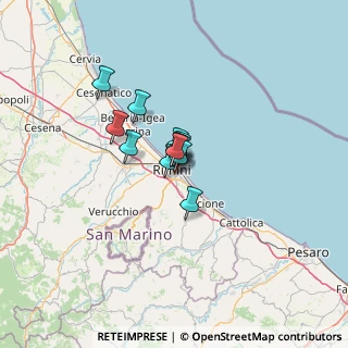 Mappa Via San Gaudenzo, 47923 Rimini RN, Italia (6.56417)