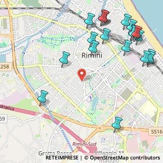 Mappa Via della Fornace Fabbri, 47923 Rimini RN, Italia (1.4885)