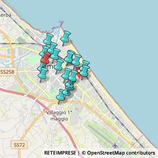 Mappa Via Luigi Coghetti, 47923 Rimini RN, Italia (1.3955)