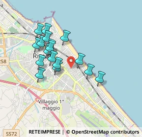 Mappa Via Luigi Coghetti, 47923 Rimini RN, Italia (1.58941)