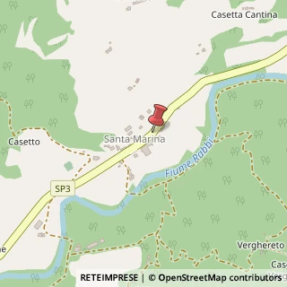 Mappa Via Santa Caterina, 15, 47016 Predappio, Forlì-Cesena (Emilia Romagna)