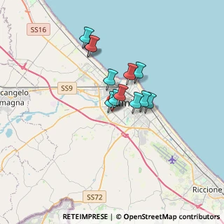Mappa Via Cassino, 47923 Rimini RN, Italia (2.415)