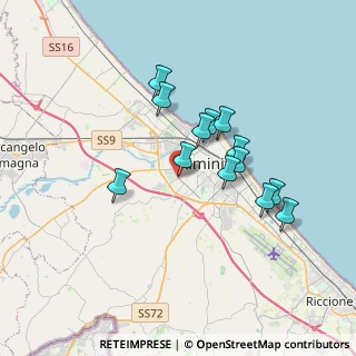 Mappa Via Caduti di Marzabotto, 47900 Rimini RN, Italia (3.07)