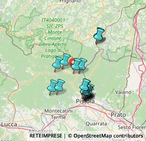 Mappa Via Risorgimento, 51028 San Marcello Piteglio PT, Italia (12.0065)