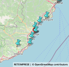 Mappa Via Monsignor Cambiaso, 17031 Albenga SV, Italia (29.08714)