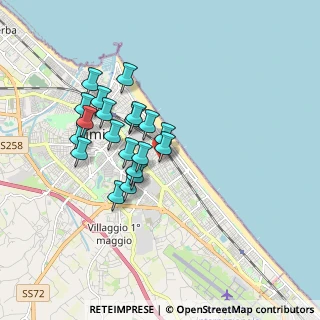 Mappa Via Felice Giani, 47923 Rimini RN, Italia (1.502)