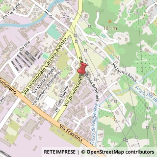 Mappa Via Provinciale Nazzano, 24, 54031 Carrara, Massa-Carrara (Toscana)