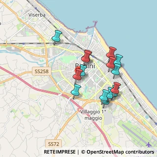 Mappa Via Orsa Maggiore, 47923 Rimini RN, Italia (1.59267)