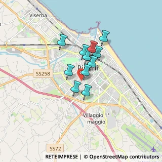 Mappa Via Orsa Maggiore, 47923 Rimini RN, Italia (1.13727)
