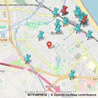 Mappa Via Orsa Maggiore, 47923 Rimini RN, Italia (1.526)