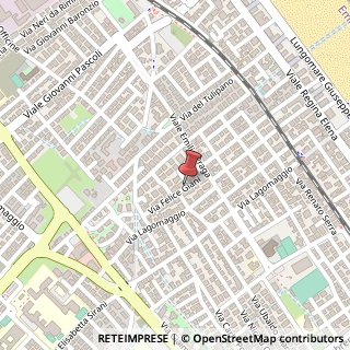 Mappa Via Felice Giani, 13, 47900 Rimini, Rimini (Emilia Romagna)