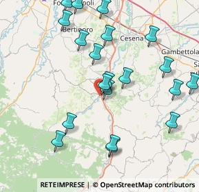 Mappa Via Alcamo, 47522 Borello FC, Italia (8.9245)