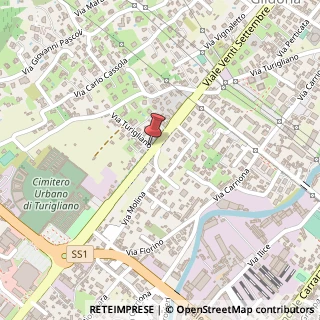 Mappa Via XX Settembre, 271, 54033 Carrara, Massa-Carrara (Toscana)