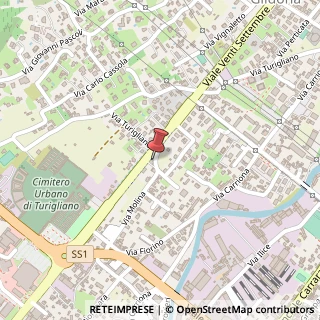 Mappa Viale XX Settembre, 9, 54033 Carrara, Massa-Carrara (Toscana)