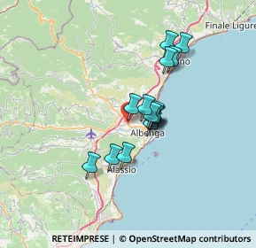 Mappa Via all'Argine, 17031 Albenga SV, Italia (4.97)