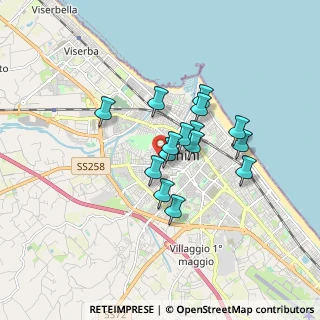 Mappa Viale Roberto Valturio, 47923 Rimini RN, Italia (1.27133)