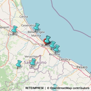Mappa Viale Roberto Valturio, 47923 Rimini RN, Italia (19.19917)