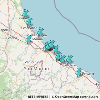 Mappa Via Pier Damiano Armandi, 47923 Rimini RN, Italia (12.99)