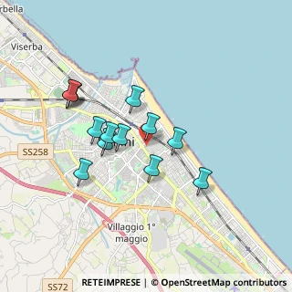 Mappa Via Pier Damiano Armandi, 47923 Rimini RN, Italia (1.60154)