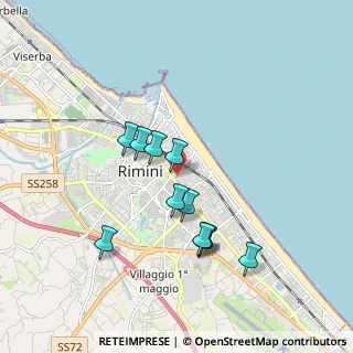 Mappa Via Pier Damiano Armandi, 47923 Rimini RN, Italia (1.61455)
