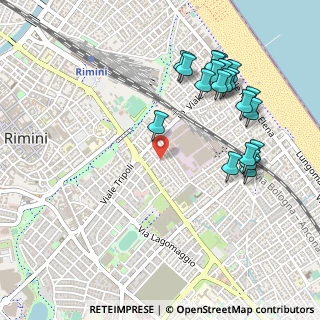 Mappa Via Pier Damiano Armandi, 47923 Rimini RN, Italia (0.566)