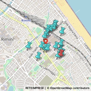 Mappa Via Pier Damiano Armandi, 47923 Rimini RN, Italia (0.3245)