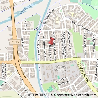 Mappa Via Pietro Sacconi, 43, 47922 Rimini, Rimini (Emilia Romagna)