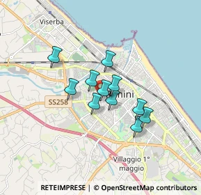 Mappa Via Duca degli Abruzzi, 47923 Rimini RN, Italia (1.17)