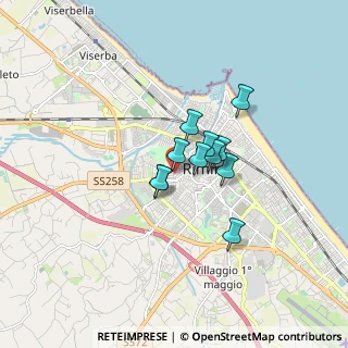 Mappa Via Duca degli Abruzzi, 47923 Rimini RN, Italia (1.03091)