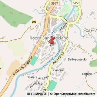 Mappa Via del Molino, 238/D, 47017 Rocca San Casciano, Forlì-Cesena (Emilia Romagna)