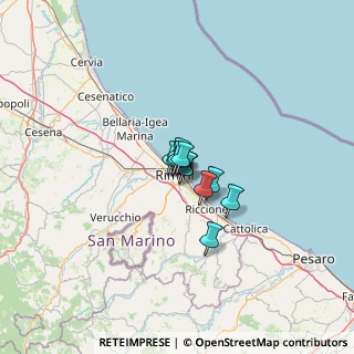 Mappa Via Francesco Crispi, 47923 Rimini RN, Italia (4.82091)
