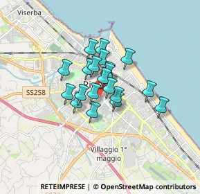 Mappa Via Circonvallazione Meridionale, 47923 Rimini RN, Italia (1.072)