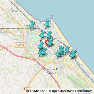 Mappa Via Circonvallazione Meridionale, 47923 Rimini RN, Italia (1.33533)