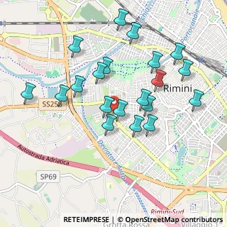 Mappa Via G.M, 47923 Rimini RN, Italia (0.955)