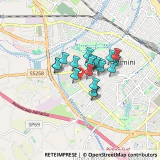 Mappa Via G.M, 47923 Rimini RN, Italia (0.557)