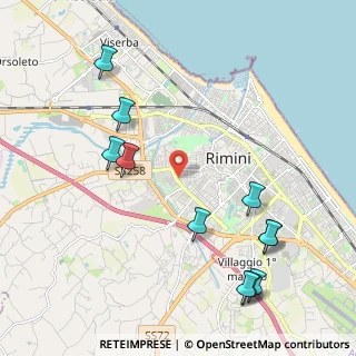 Mappa Via G.M, 47923 Rimini RN, Italia (2.55364)