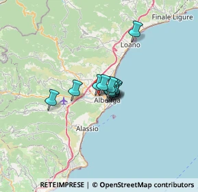 Mappa Via Cardinale Alimonda, 17031 Albenga SV, Italia (3.06083)