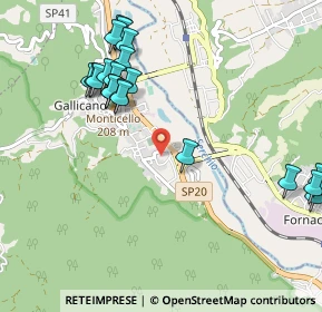 Mappa Via della Rena, 55027 Gallicano LU, Italia (1.191)
