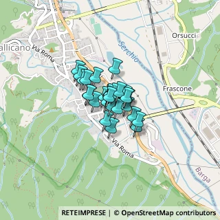 Mappa Via della Rena, 55027 Gallicano LU, Italia (0.19655)