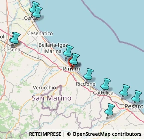 Mappa Palazzo Ghetti, 47923 Rimini RN, Italia (18.98083)