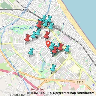 Mappa Palazzo Ghetti, 47923 Rimini RN, Italia (0.7495)