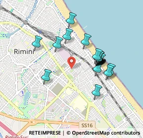 Mappa Via Renato Simoni, 47923 Rimini RN, Italia (0.795)