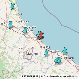Mappa Via Renato Simoni, 47923 Rimini RN, Italia (16.08154)