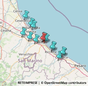 Mappa Via Renato Simoni, 47923 Rimini RN, Italia (10.25467)