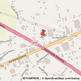 Mappa Via Pietrarubbia, 32, 47922 Rimini, Rimini (Emilia Romagna)