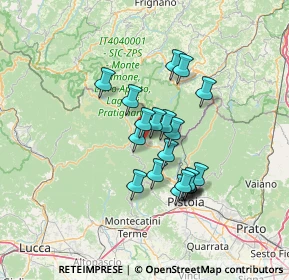 Mappa 51028 San Marcello Piteglio PT, Italia (11.0935)