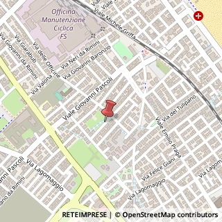 Mappa Via Ferdinando Martini,  6, 47900 Rimini, Rimini (Emilia Romagna)