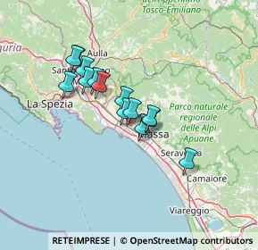 Mappa Viale XX Settembre, 54033 Carrara MS, Italia (10.365)