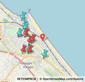 Mappa Via del Garofano, 47923 Rimini RN, Italia (1.86909)